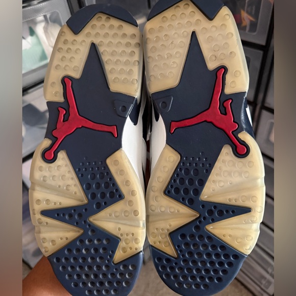 Air Jordan 6 Retro Olympic 2012 London 384664-130 size M11 - Picture 8 of 8